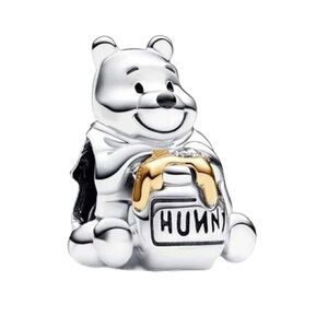 S925 Sterling Silver Disney Inspired WINNIE THE POOH - Charm/Pendant - NWT